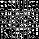 A quick preview of the Lorc RPG icons